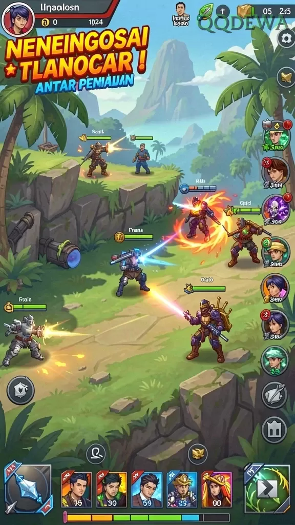 Galeri pratinjau visual qqdewa build APK resmi terbaru